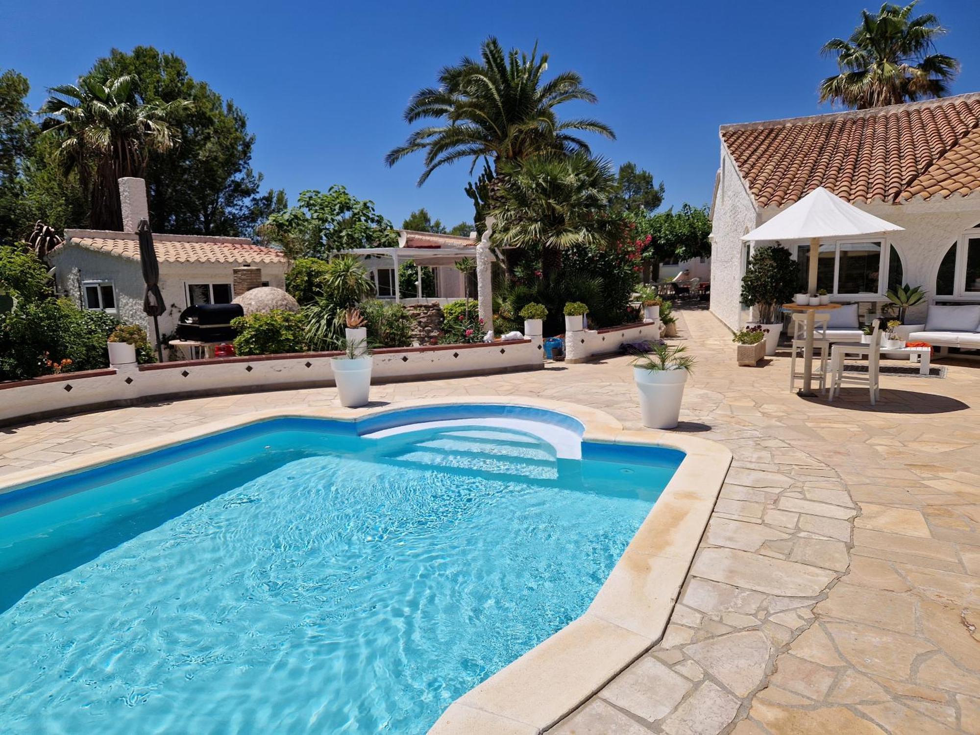 La Villa Romantica Residence De Vacances Les Tres Cales Espagne Exteriör bild